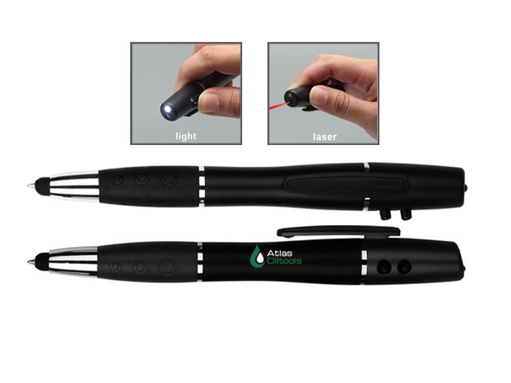 MIB - LED, Laser Pointer & stylus Ball Gel Pen