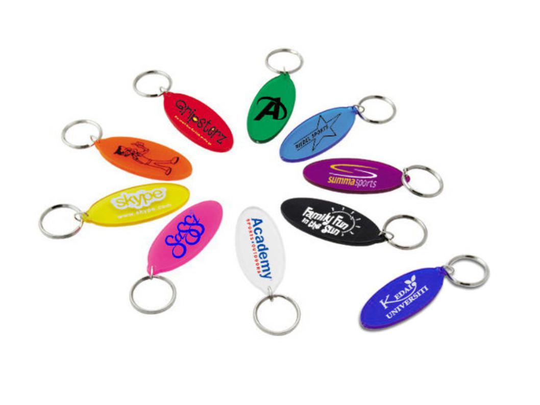 Transparent Oval Key Holder