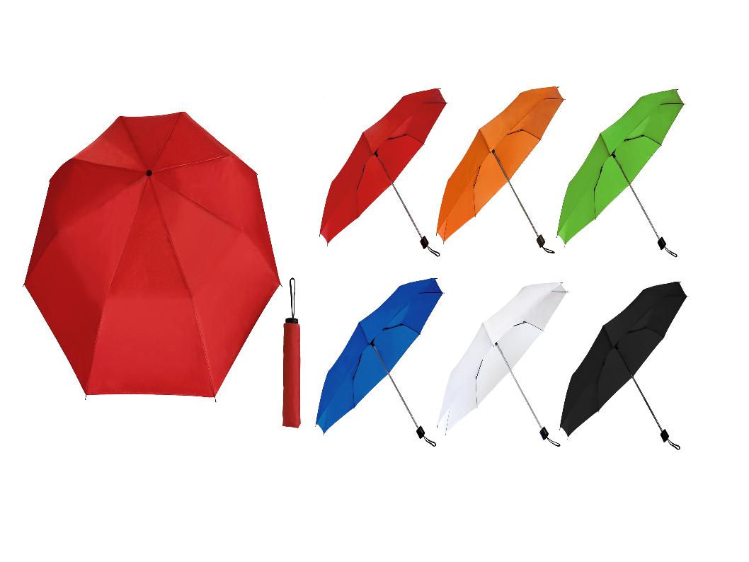  21" Mini 3 Fold Umbrella (Nylon Taffeta)