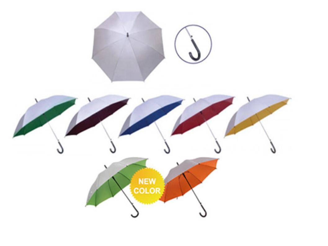 24" Silver Coated Umbrella