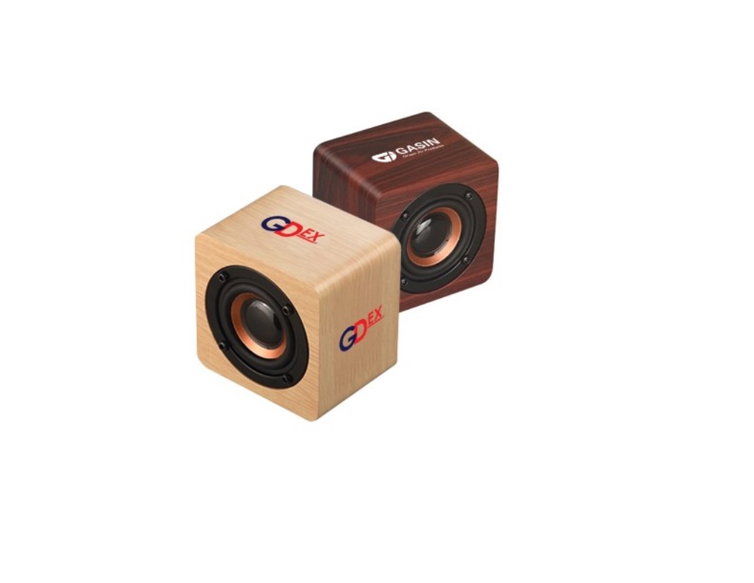 Mini Wooden PURE Sound Bluetooth Speaker with Built-in Battery