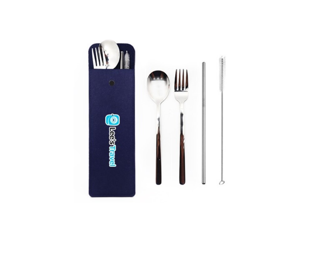 4-in-1 Cutlery Straw Felt Set