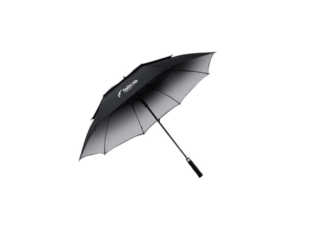30'' Double Layer Silver Coated Wind-Proof Golf Umbrella