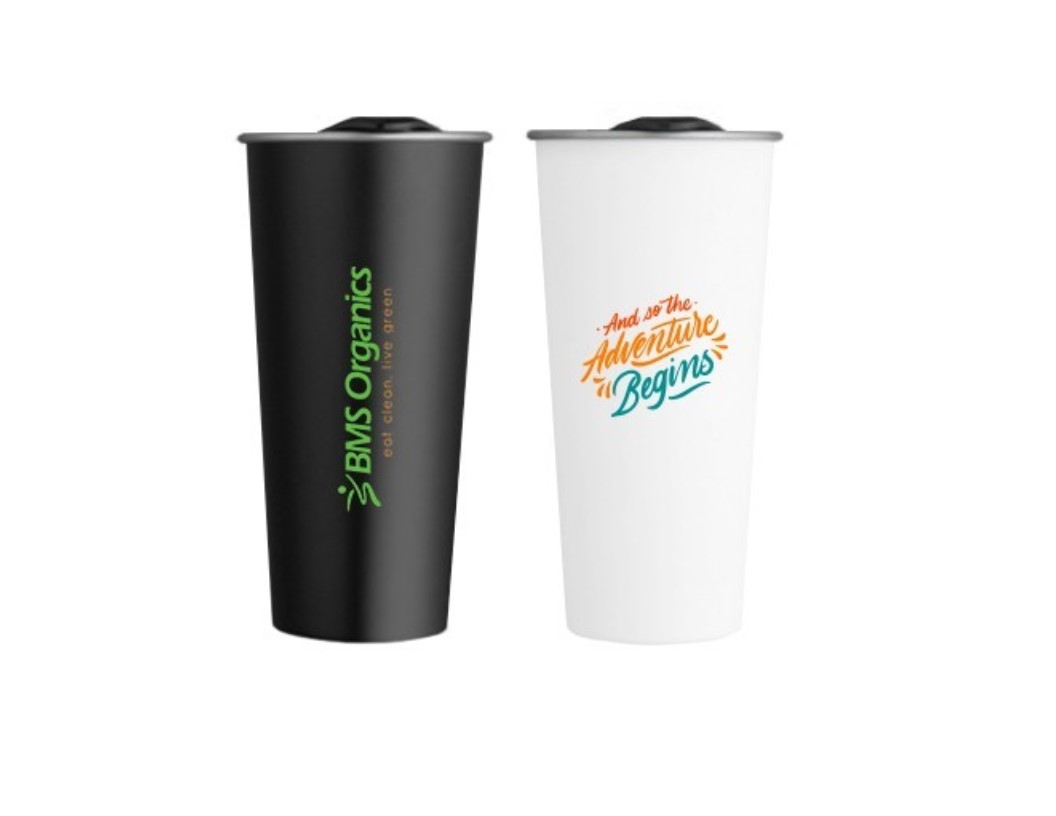 VENTI Stainless Steel Mug with Cover - 500ml