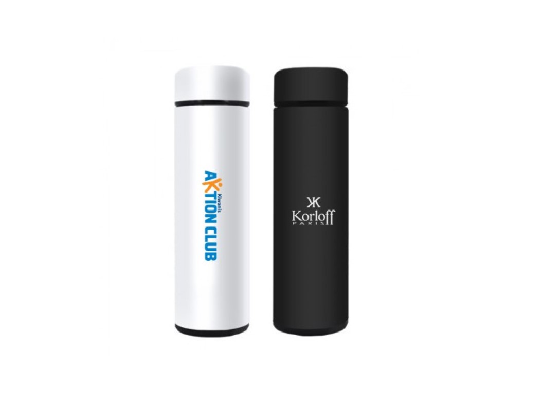 Premium Matt Stainless Steel Vacuum Thermos Flask - 480ml