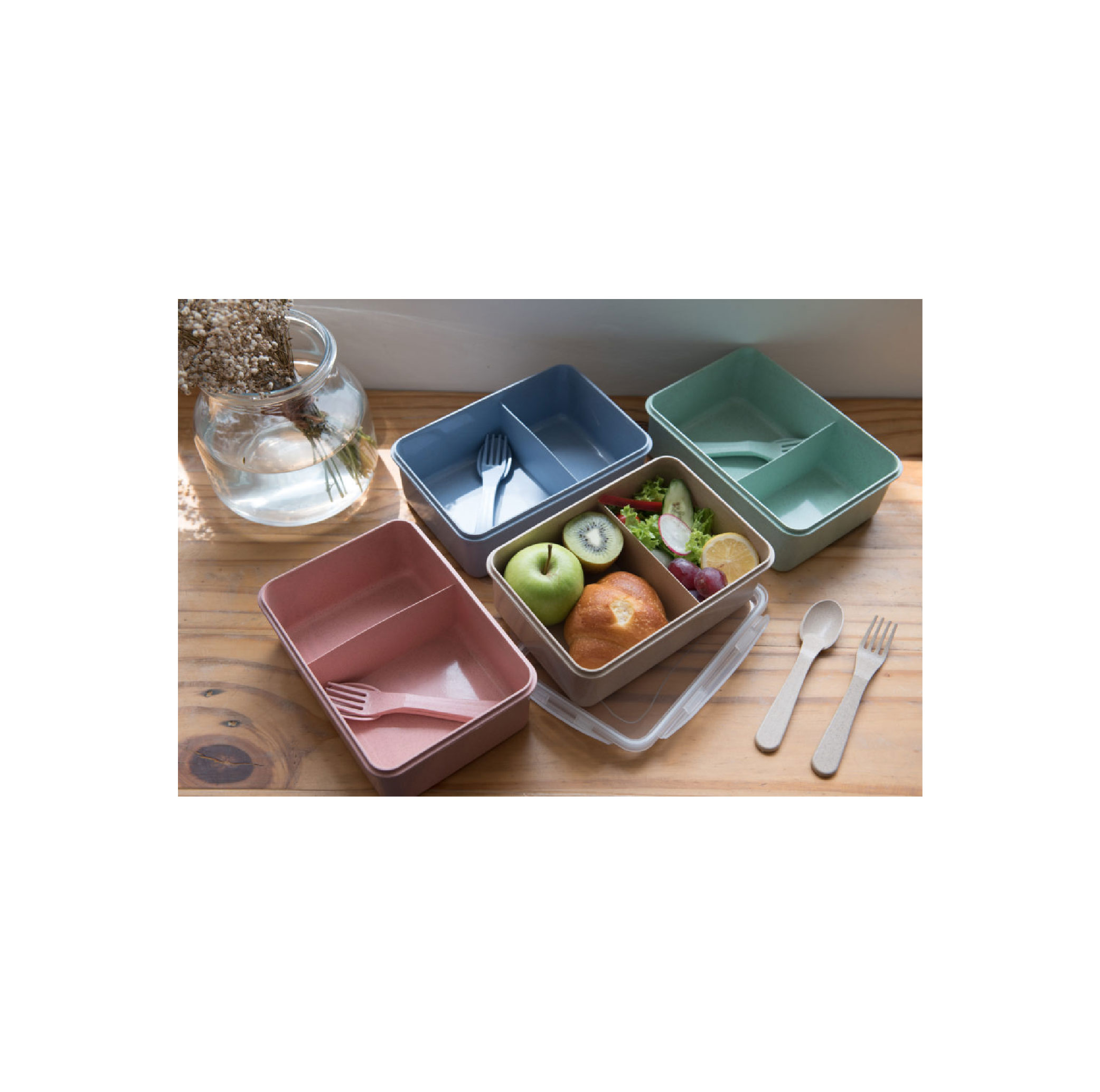 Eco lunch box with Divider