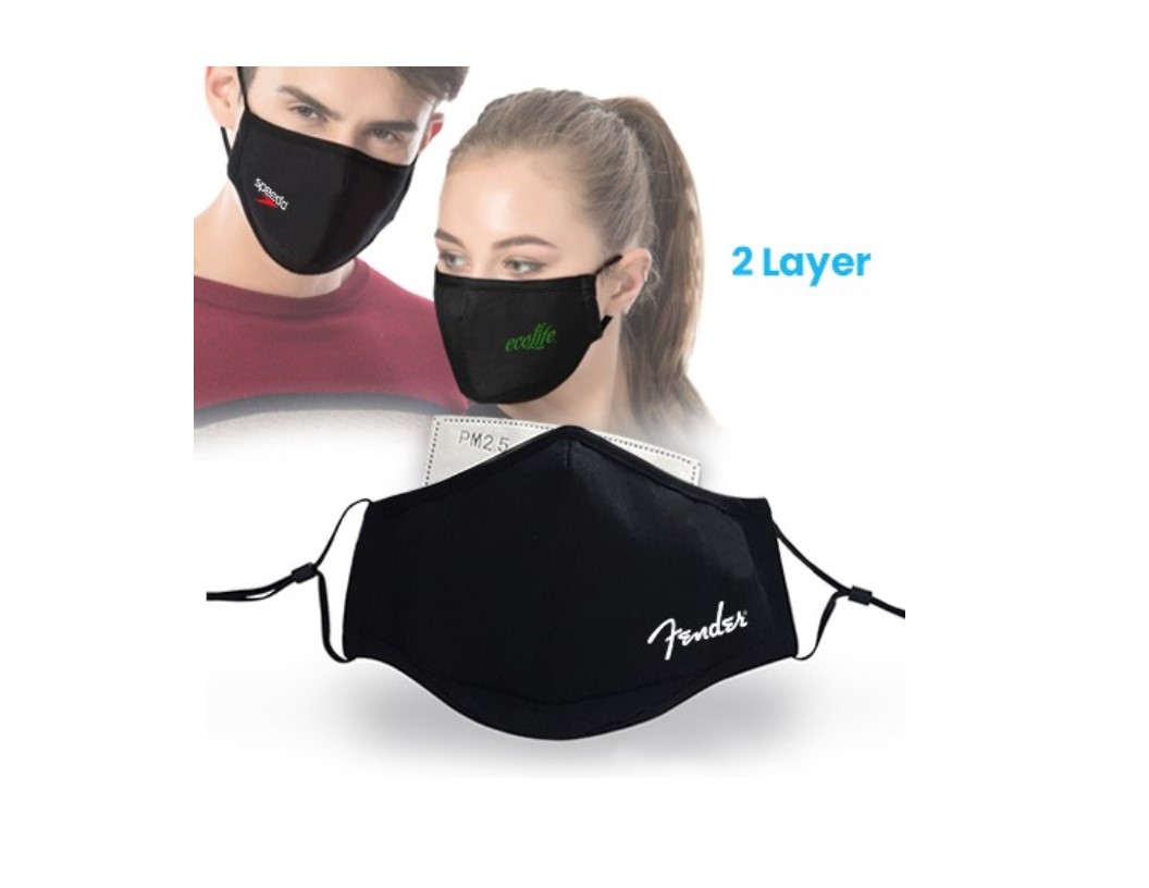 SHIELD 2 Layer Cotton Face Mask With Disposable Filter