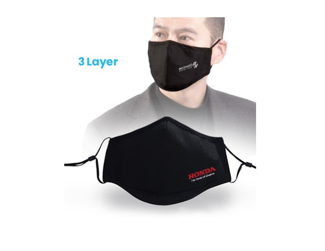 SHIELD 3 Layer Cotton Face Mask