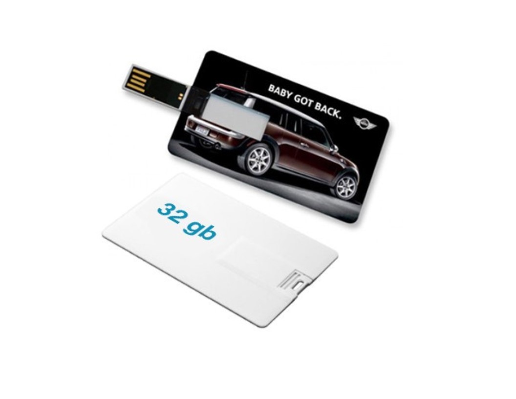 Flip Card Shape USB Flash Drive - 32GB