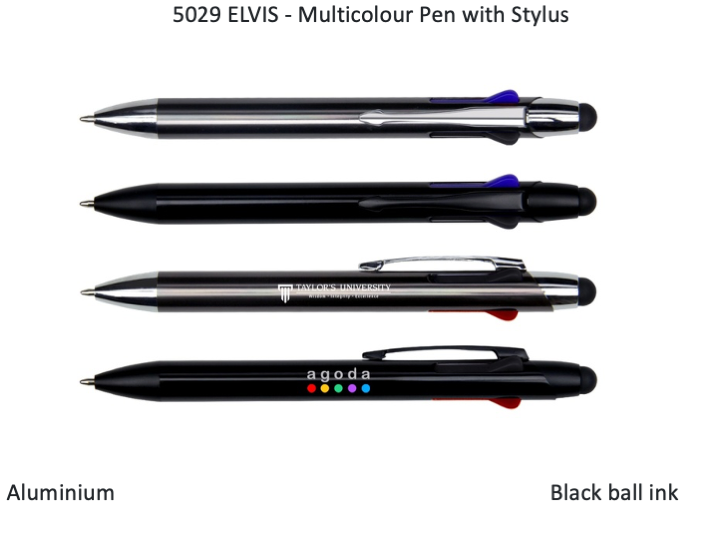 ELVIS - Multicolour Pen with Stylus