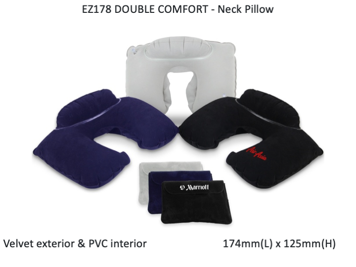 DOUBLE COMFORT Neck Pillow (Inflatable)