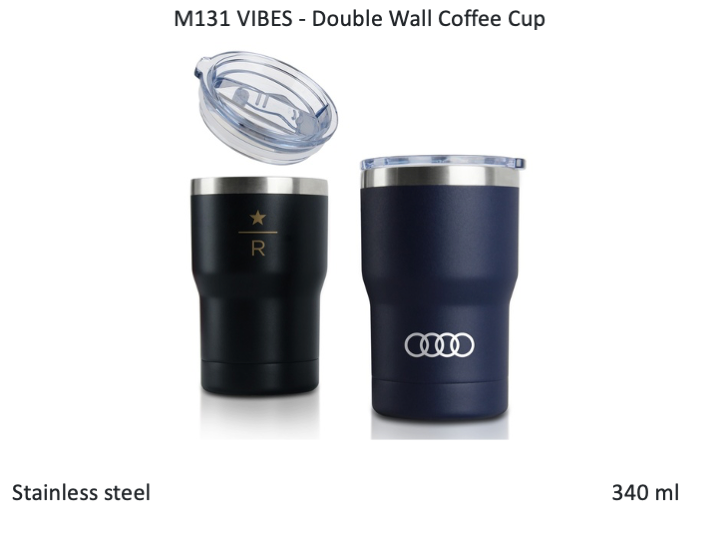 VIBES - Double Wall Coffee Cup
