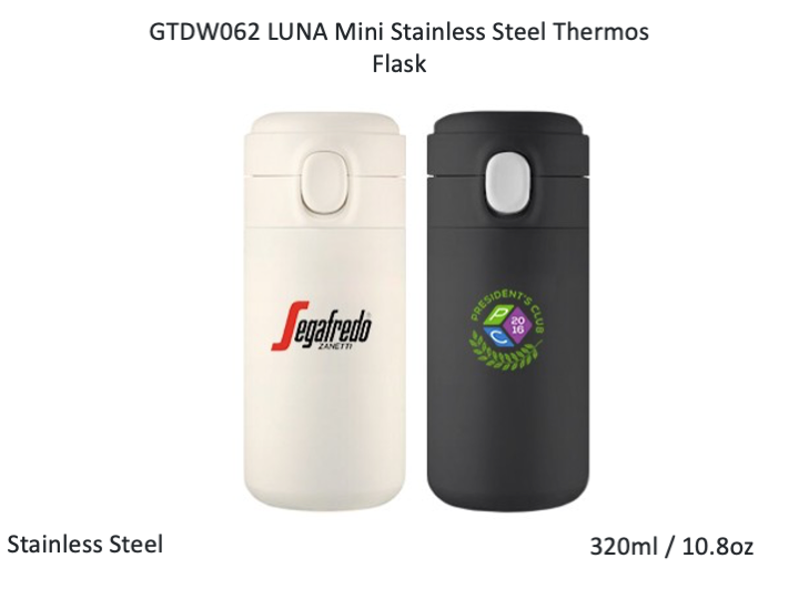 LUNA Mini Stainless Steel Thermos Flask - 320ml