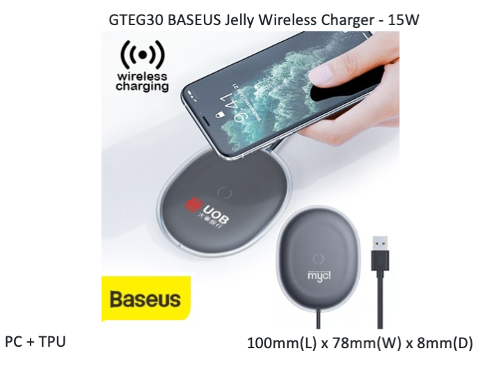BASEUS Jelly Wireless Charger - 15W